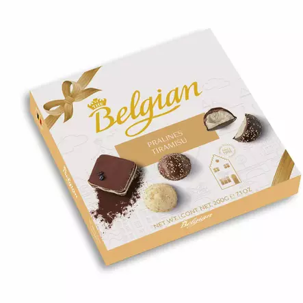 Belgian Pralines Tiramisu 200 g - Karkkirasiat - 100220 - 1