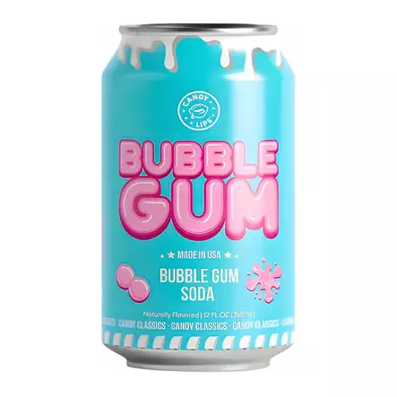 Candy Lips Bubble Gum Soda 355 ml - Limsat ja virvoitusjuomat - 100650 - 1