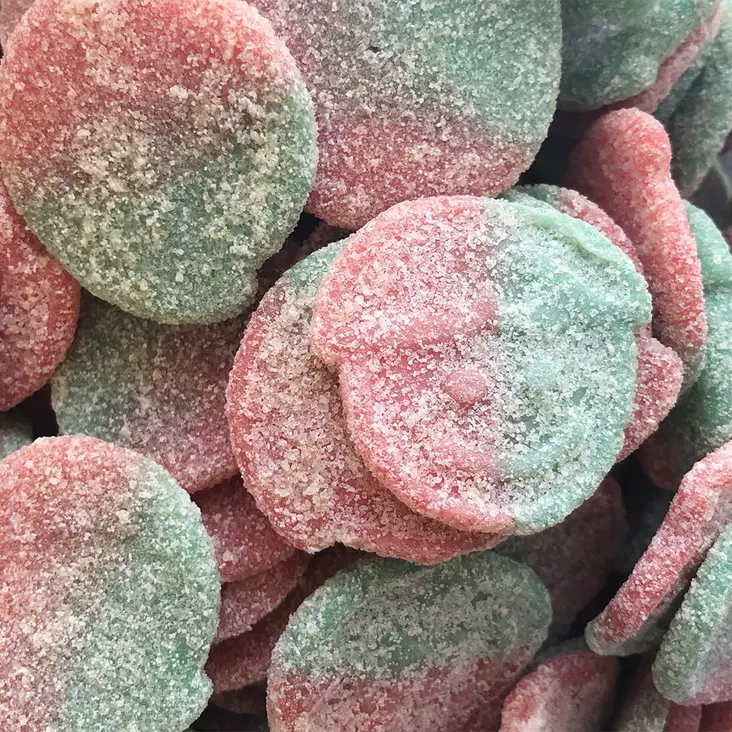 Fizzy Twins 50g - Hedelmä irtokarkit - 18040 - 1