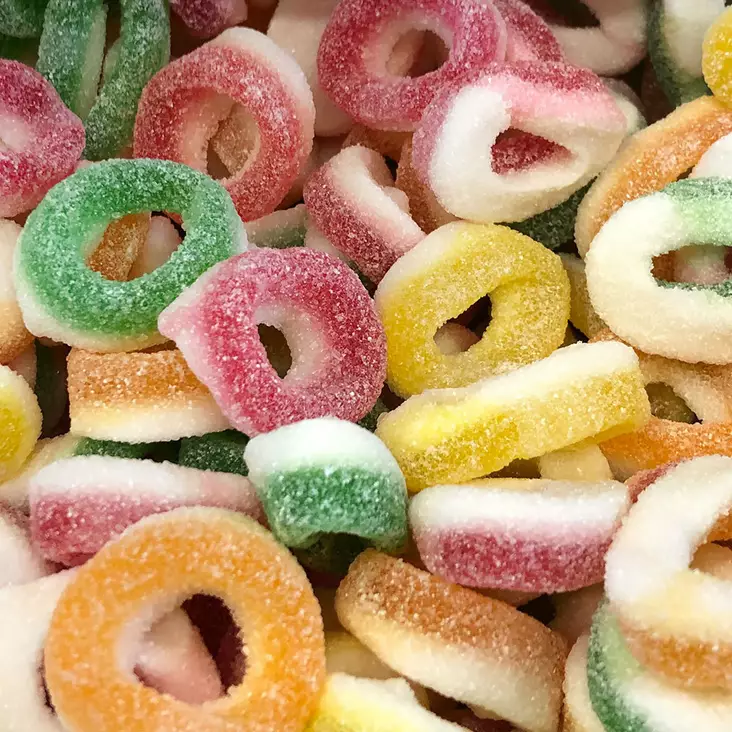 Hedelmärenkaat 50g - Hedelmä irtokarkit - 10080 - 1