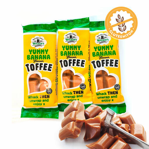 Walker's Ymmy Banana Toffee 50g Irttarikauppa verkkokauppa