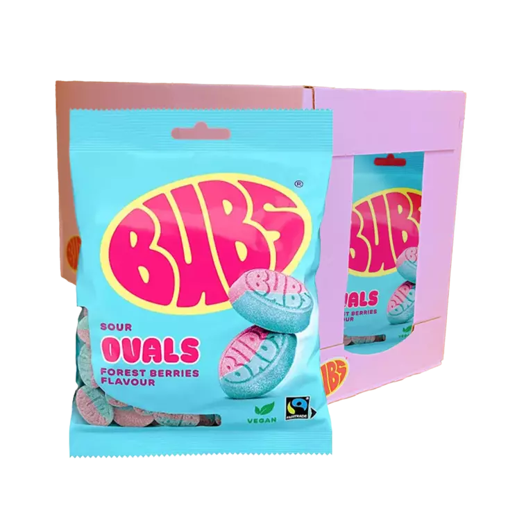 Bubs Forest Berries OVALS 90 g - Karkkipussit - 100530 - 1
