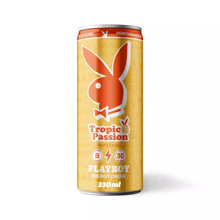 Playboy Energy Drink Tropic Passi 330 ml - Energiajuomat - 100610 - 1