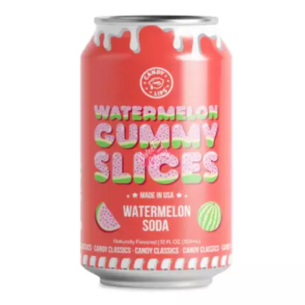 Candy Lips Watermelon Soda 355 ml - Limsat ja virvoitusjuomat - 100651 - 1