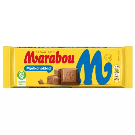 Marabou maitosuklaalevy 90 g (24 kpl) - Patukat - 100591 - 1