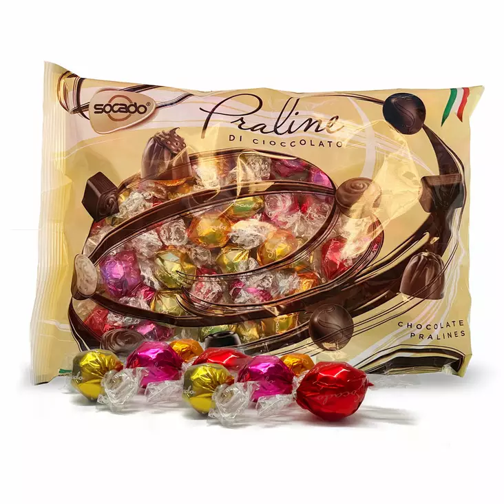 Maitosuklaa Praliini 1kg - Karkkipussit - 18271 - 3