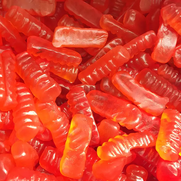 Vadelmatoukka 50g - Hedelmä irtokarkit - 10101 - 1