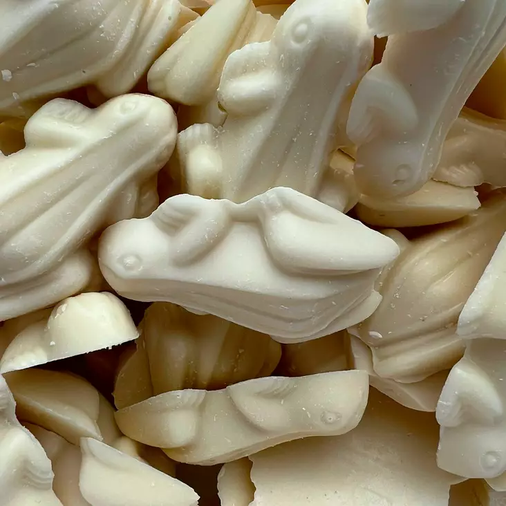 Valkosuklaa Sammakko 50g - Suklaa irtokarkit - 10721 - 2