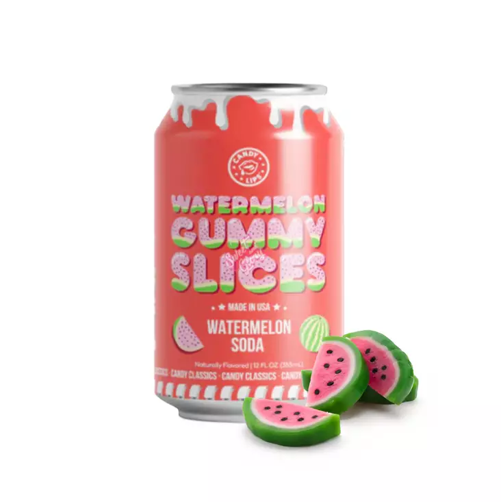 Candy Lips Watermelon Soda 355 ml - Limsat ja virvoitusjuomat - 100651 - 1