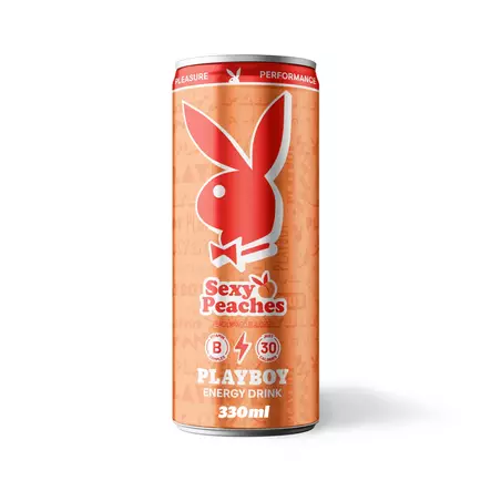 Playboy Energy Drink Sexy Peaches 330ml - Energiajuomat - 100612 - 1