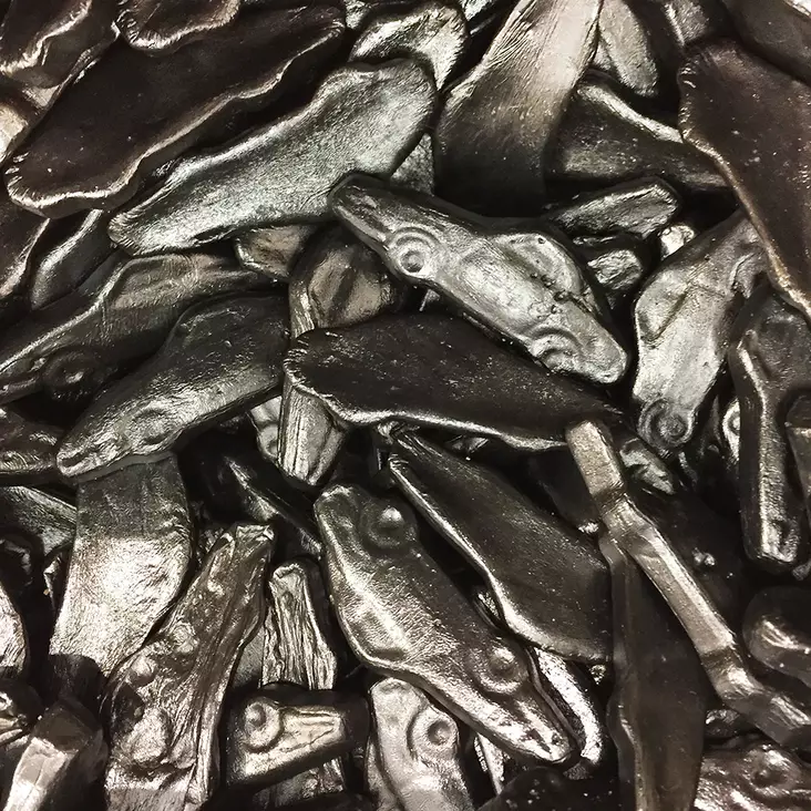 Mustat Autot 50g - Salmiakki irtokarkit - 10432 - 1