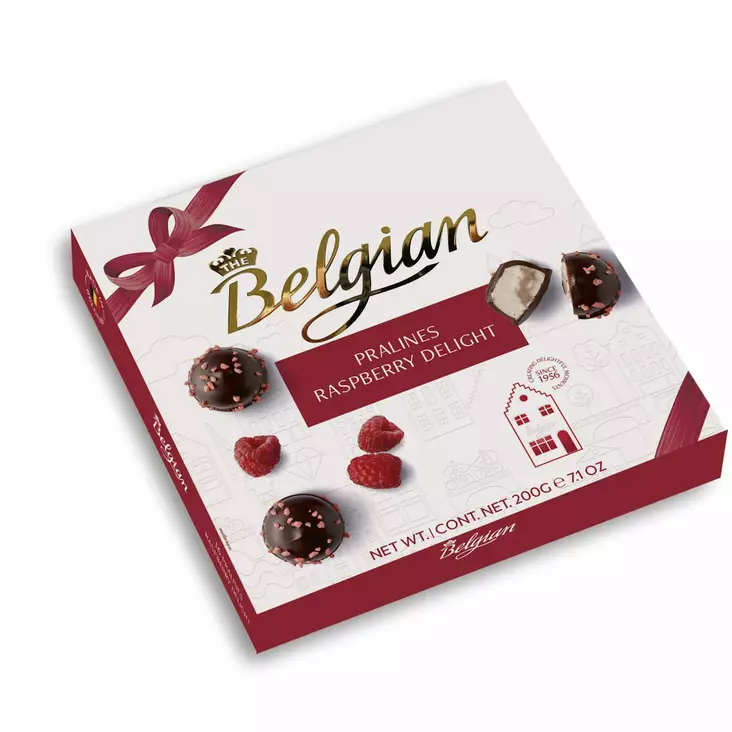 Belgian Pralines Rasperry Delight 200 g - Karkkirasiat - 100222 - 1