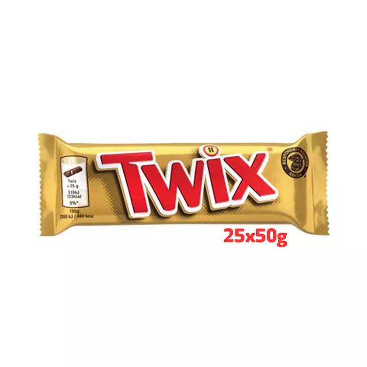 Twix suklaapatukka 50g - Patukat - 9322 - 2