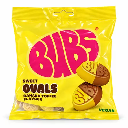 Bubs Banana Toffee Ovals 155 g - Karkkipussit - 100723 - 3