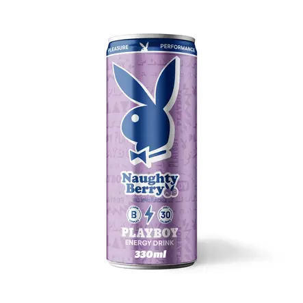 Playboy Energy Drink Naughty Berry 330ml - Energiajuomat - 100613 - 1