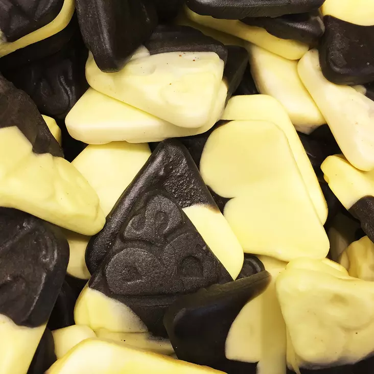 BUBS Juustokakku Lakritsiruutu 50g - Lakritsi irtokarkit - 10023 - 1