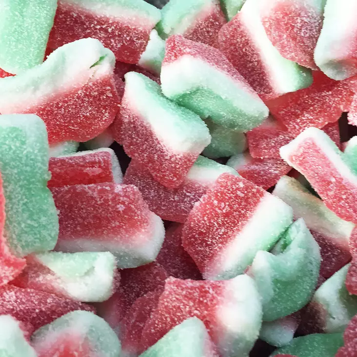 Vesimelonipalat 50g - Hedelmä irtokarkit - 10523 - 1