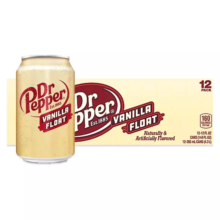 Dr Pepper Vanilla Float 12 pack (355 ml) - Limsat ja virvoitusjuomat - 100653 - 1