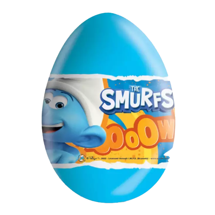 The Smurfs Yllätyssuklaamuna 20 g - Karkkirasiat - 100303 - 1