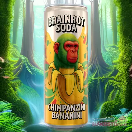 Brainrot Soda Chimpanzini Bananini 250ml - Limsat ja virvoitusjuomat - 100664 - 2
