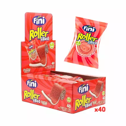 Fini Roller Strawberry & Cream 20g - Karkkirasiat - 100474 - 1