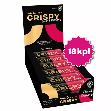 Leader Promour Milk Chocolate& Raspberry 45 g - Proteiini- ja energiapatukat - 9704 - 2