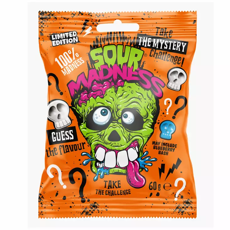 Sour Madness Mystery 60 g - Karkkipussit - 9954 - 1