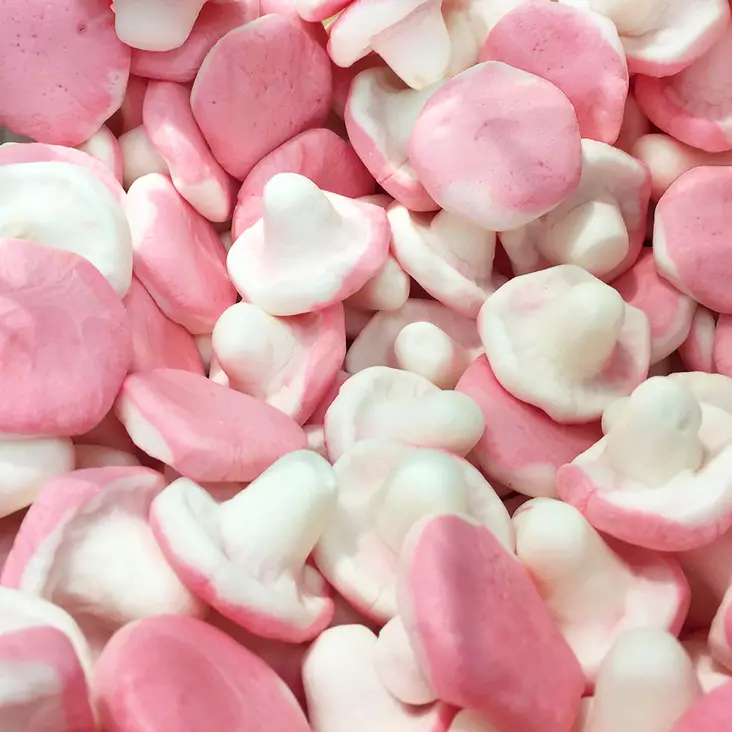 Vaahtokanttarelli 50g - Hedelmä irtokarkit - 10224 - 1