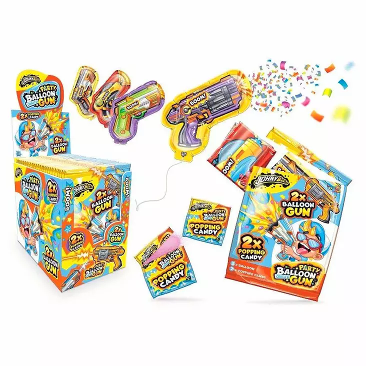 Party Balloon Confetti Gun 2 x 2g - Karkkilelut - 100464 - 1