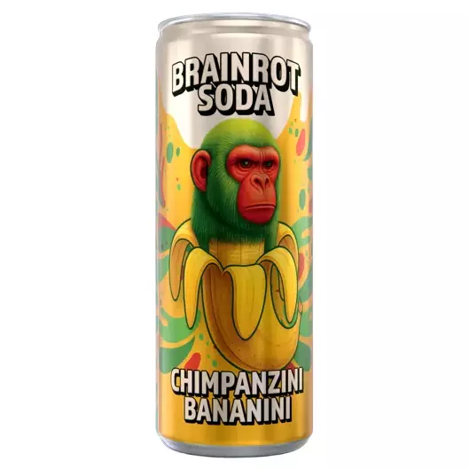 Brainrot Soda Chimpanzini Bananini 250ml - Limsat ja virvoitusjuomat - 100664 - 1