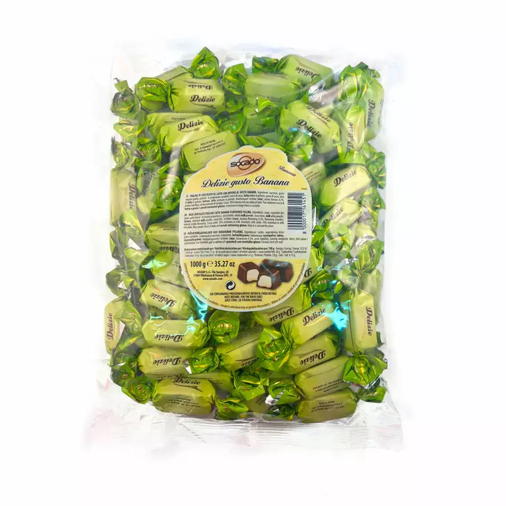 Delizie Gusto Banana 1000g - Karkkipussit - 100244 - 1
