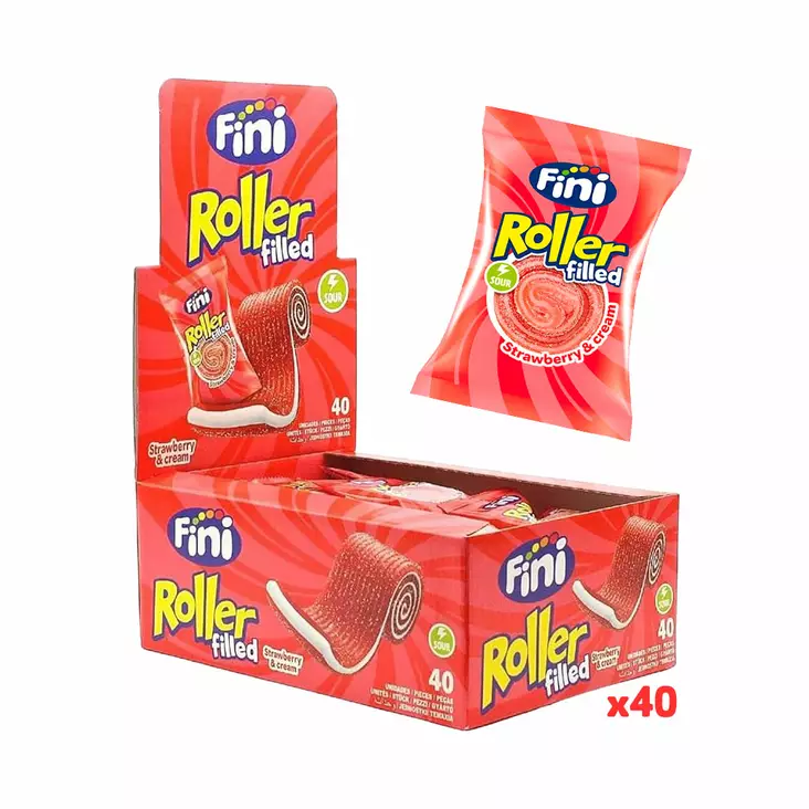 Fini Roller Strawberry & Cream 20g - Karkkirasiat - 100474 - 1