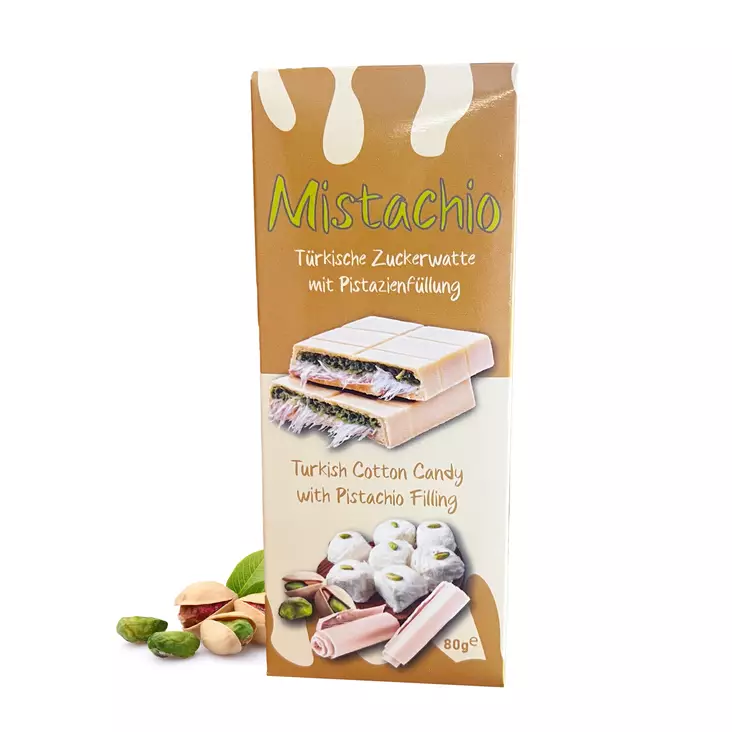 Mistachio Valkosuklaa Angel Hair 80 g - Patukat - 100344 - 1