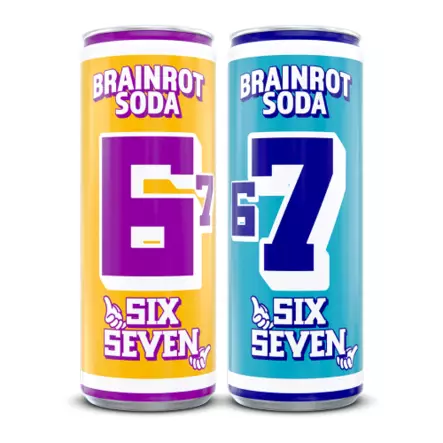 Brainrot Soda Six Seven (2 x 250ml) - Limsat ja virvoitusjuomat - 100575 - 1