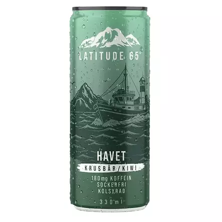 Latitude 65 Havet Krusbär/Kiwi (330 ml) - Energiajuomat - 100675 - 1