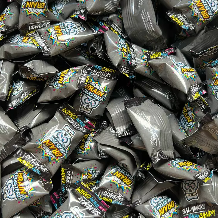 Brain Blasterz Salty Salmiakki - Salmiakki irtokarkit - 18255 - 1