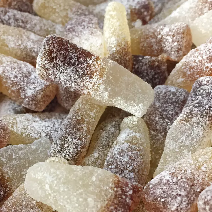 Kirpeä Colapullo 50g - Hedelmä irtokarkit - 10645 - 1