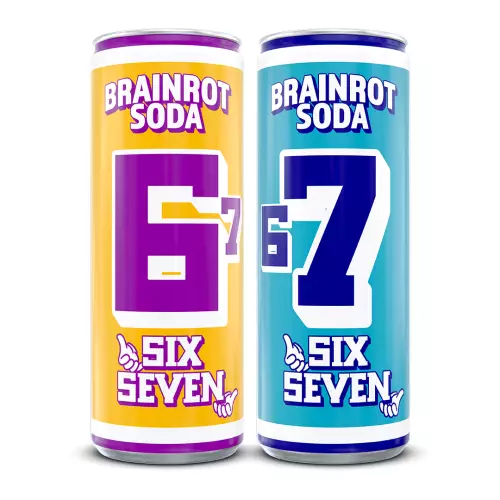 Brainrot Soda Six Seven (2 x 250ml) - Limsat ja virvoitusjuomat - 100575 - 1