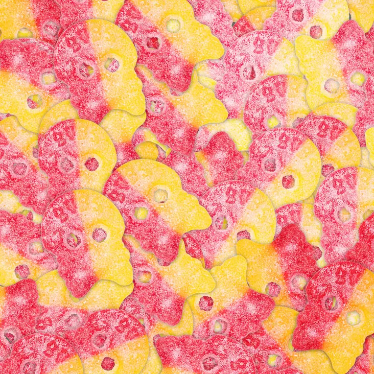 BUBS Stora Surskallar 50g - Hedelmä irtokarkit - 100095 - 1