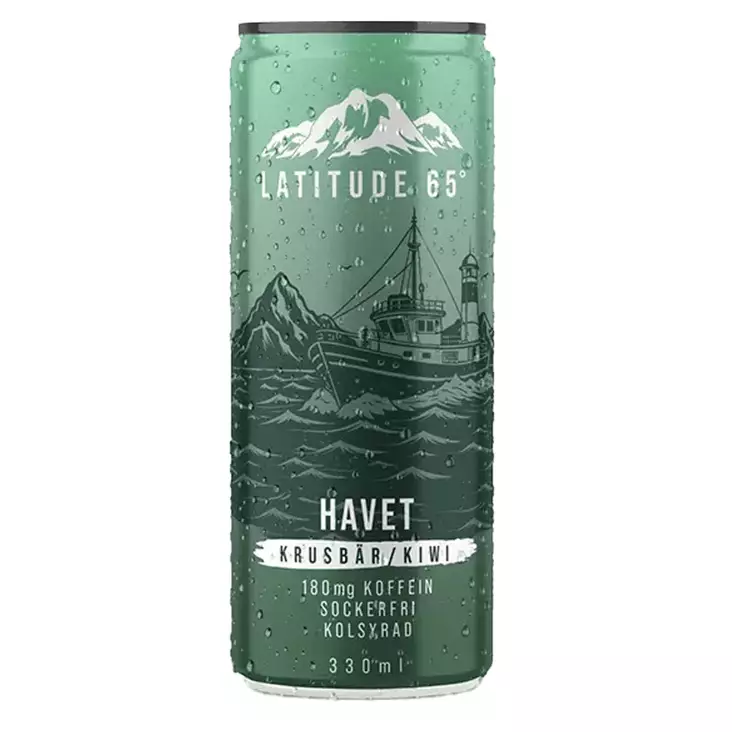 Latitude 65 Havet Krusbär/Kiwi (330 ml) - Energiajuomat - 100675 - 1