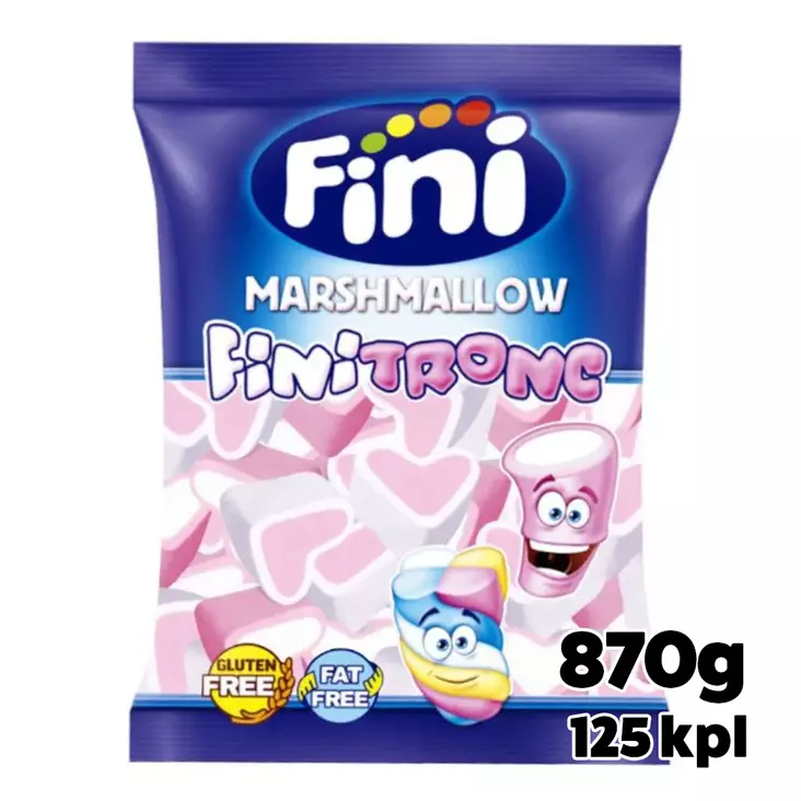 Vaahtosydän 870g (125 kpl) - Karkkipussit - 100415 - 1