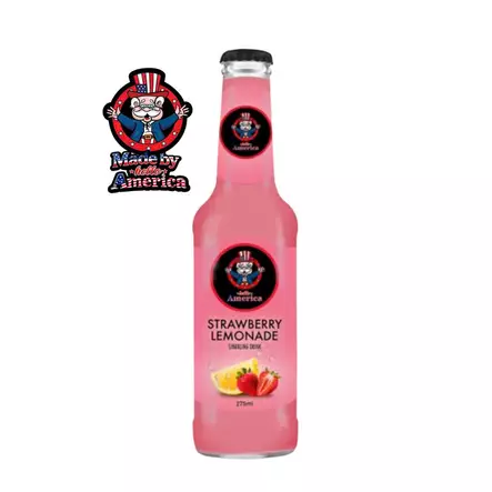 Hello America Strawberry Lemonade 275 ml - Limsat ja virvoitusjuomat - 100576 - 2