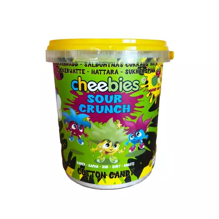Sour Crunch Cotton Candy 40 g - Karkkirasiat - 100356 - 1