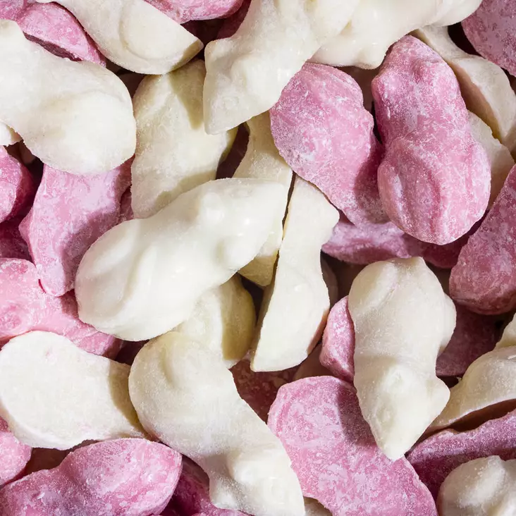 Giant Pink & White Rotta 50g - Suklaa irtokarkit - 11016 - 1
