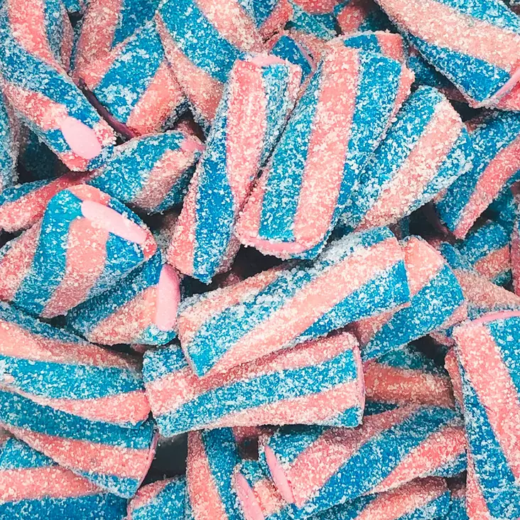 Kirpeä Bubblegum-lakutanko 50g - Lakritsi irtokarkit - 18066 - 1