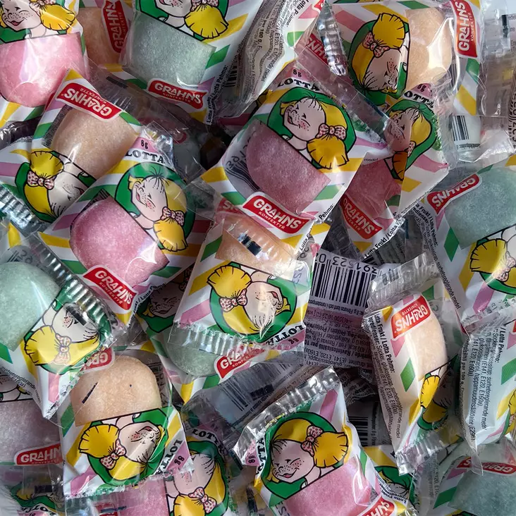 Pehmo Lotta Hedelmä 50g - Kääreelliset karkit - 18256 - 1