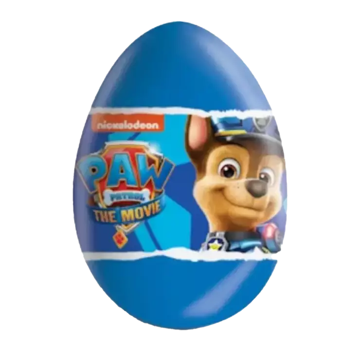 Paw Patrol Yllätyssuklaamuna 20 g - Karkkirasiat - 100306 - 1