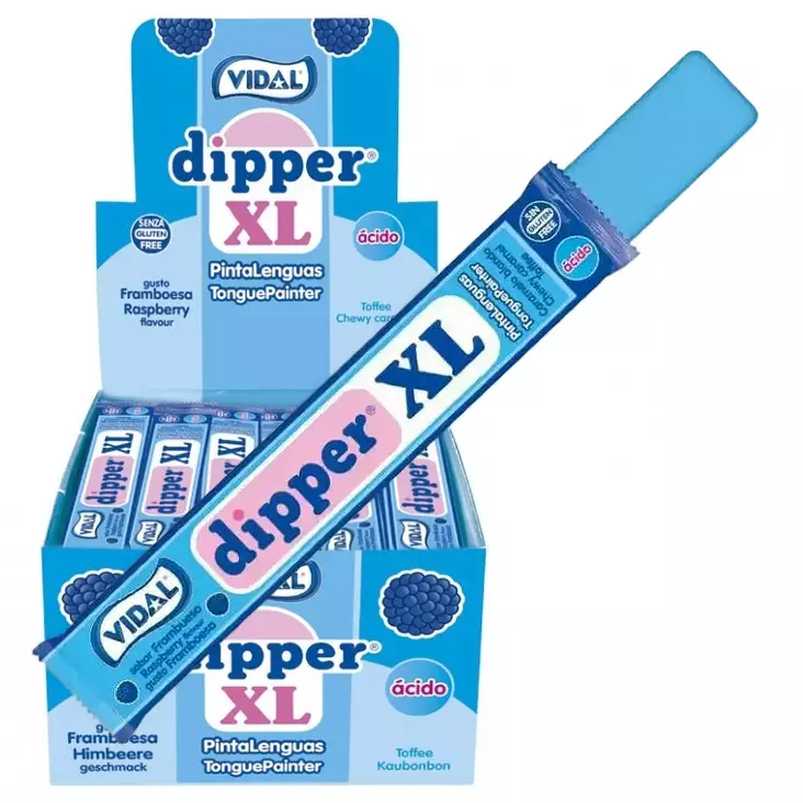 Vidal Dipper XL Blue Rasberry 10,5g - Karkkirasiat - 100526 - 1
