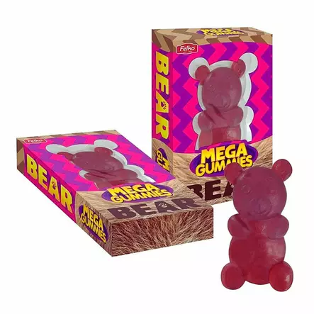 Mega Gummies Bear 600g - Karkkirasiat - 100007 - 1