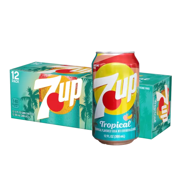 7 Up Tropical 355ml - Limsat ja virvoitusjuomat - 100287 - 1